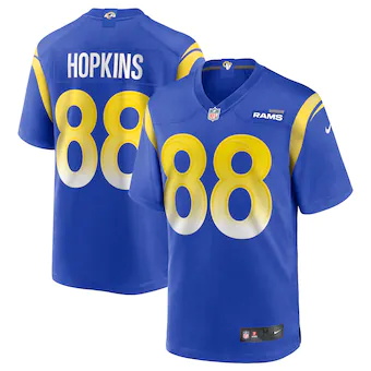 mens nike brycen hopkins royal los angeles rams game jersey